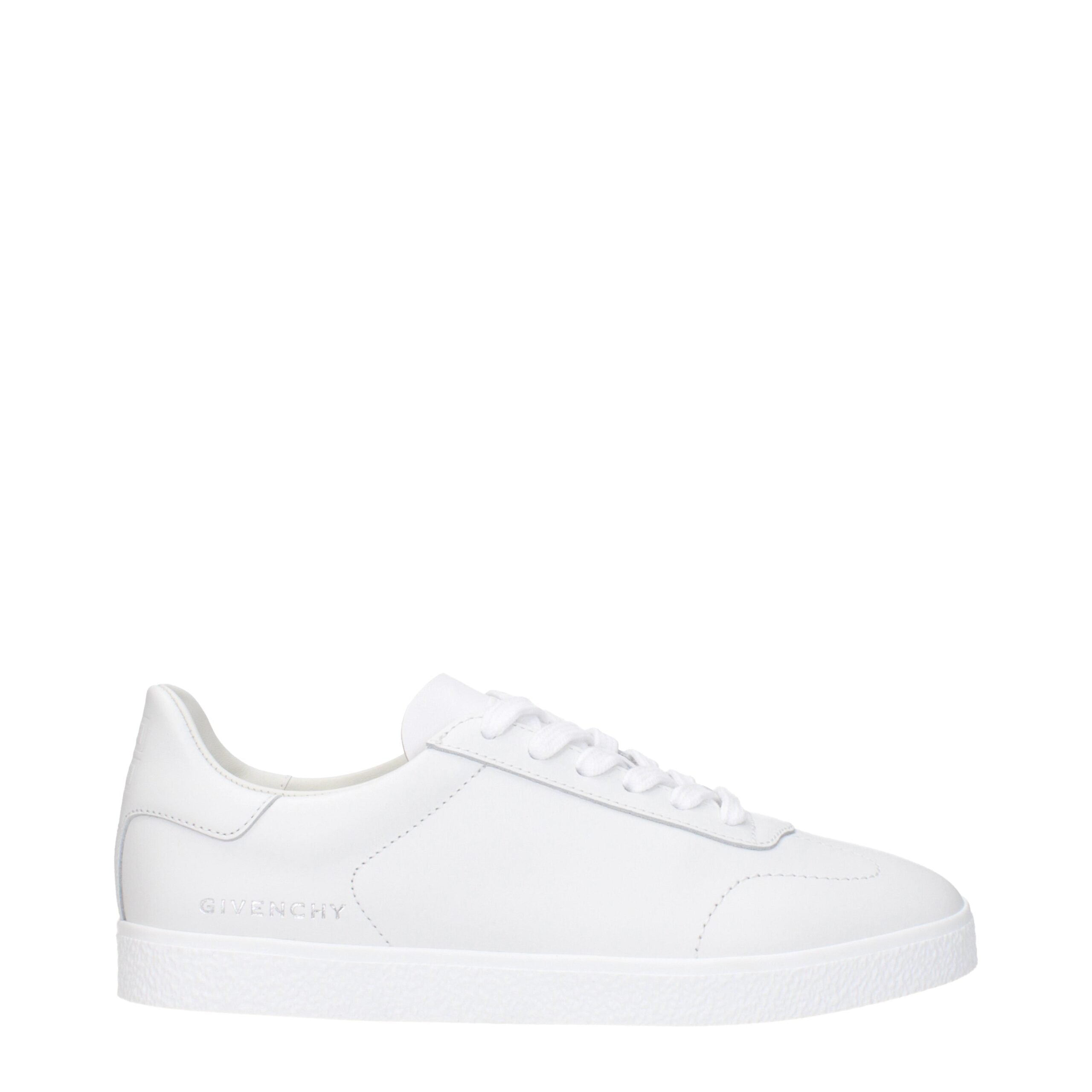 Givenchy White Leather Low Top Sneakers
